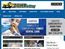 Tablet Screenshot of dumpaday.com